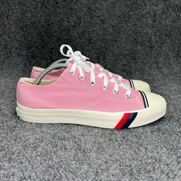 Pro Keds Royal Sneakers Women's Size 10 Pink Canvas Low Lace Up Classic Shoes - Picture 1 of 11